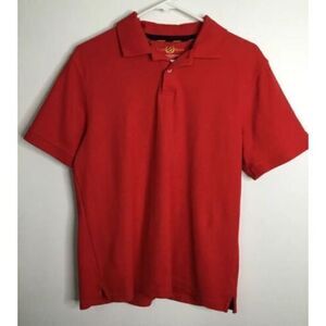 Club Room Mens Golf Polo Shirt  M Medium‎ red The Estate Performance